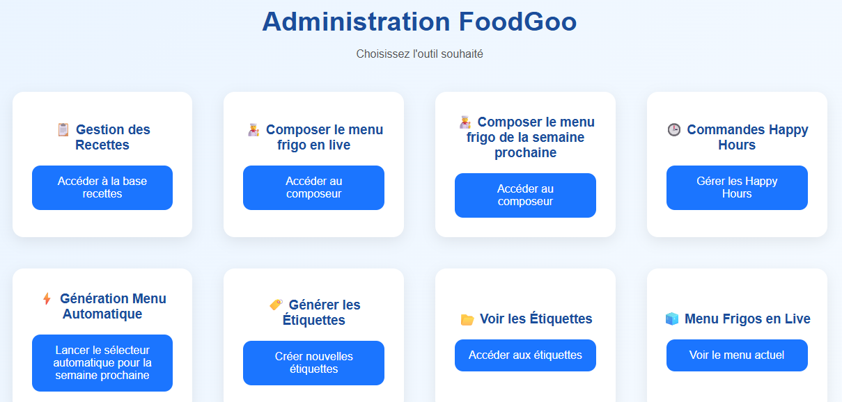 Dashboard administration