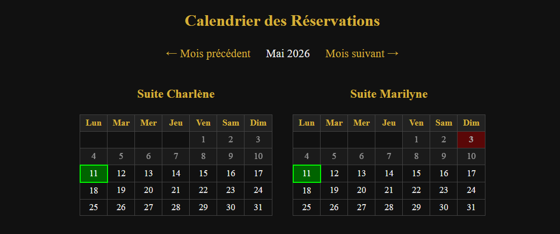 Système de réservation automatique hôtel chambre d'hôte